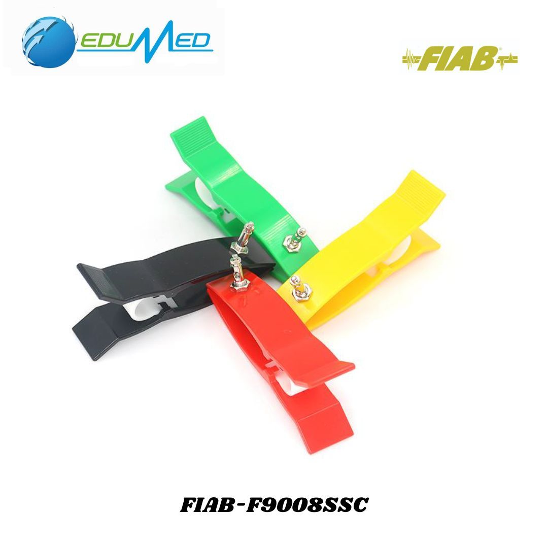 ELECTRODOS TIPO PINZA PARA ADULTO FIAB F9024SSC 1 ELECTRODOS TIPO PINZA PARA ADULTO FIAB F9024SSC - Imagen 1