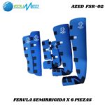 KIT DE FERULA SEMIRIGIDA X 6 PIEZAS AZED FSR-02