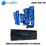 KIT DE FERULA SEMIRIGIDA X 6 PIEZAS AZED FSR-02 - Imagen 3