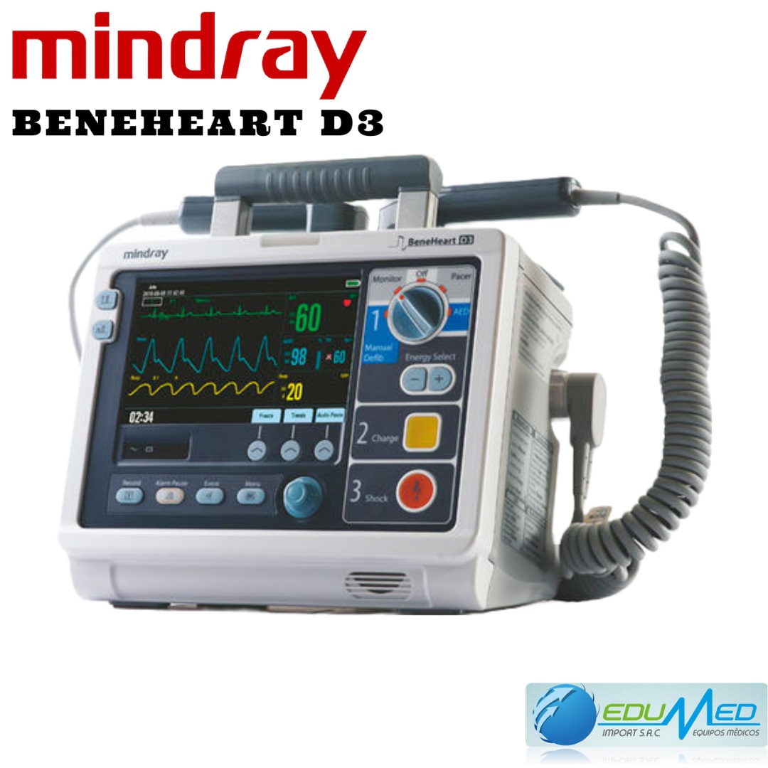MONITOR DESFIBRILADOR MINDRAY BENEHEART-D3 (2)