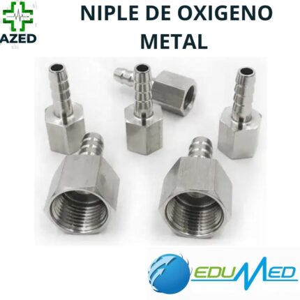 NIPLE DE OXIGENO METAL AZED EE-104
