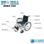SILLA DE RUEDAS ETIMSA|SIRU-153 - Imagen 4