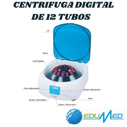 CENTRIFUGA DIGITAL DE 12 TUBOS HW12M