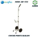 COCHE PORTA BALON CROMADO TIPO D Y E AZED AD-CC1 - Imagen 2