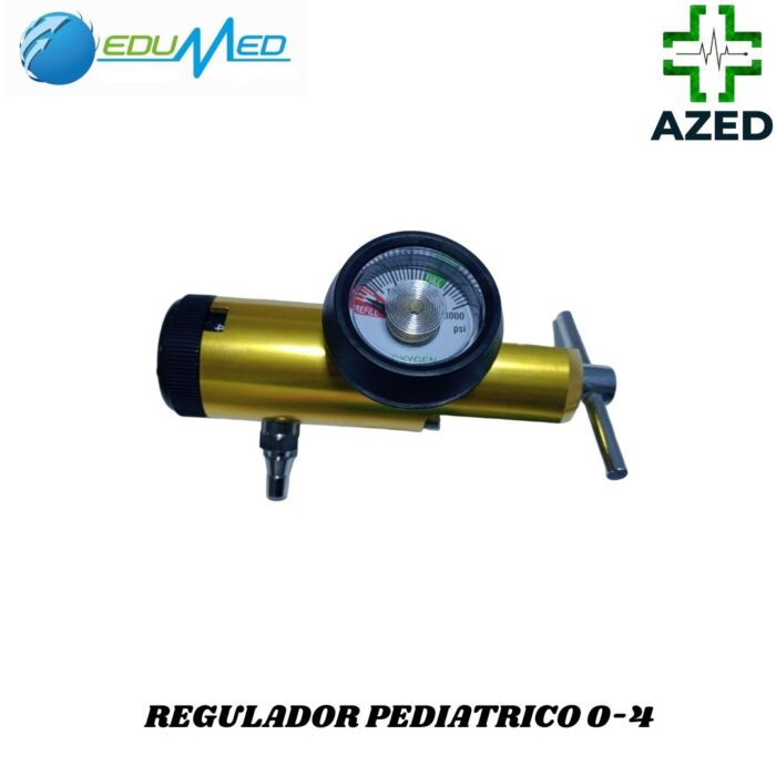REGULADOR DE OXIGENO MINI PEDIATRICO AZED CGA-870 - Imagen 2