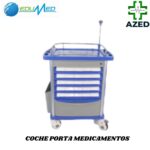 COCHE PORTA MEDICAMENTOS DE 6 CAJONES AZED KN-HS701 - Imagen 2