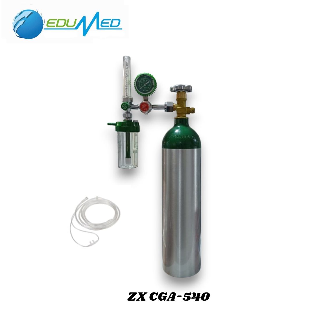 BALON DE OXIGENO ZX DE 1M3 CGA-540 KIT COMPLETO 1 BALON DE OXIGENO ZX DE 1M3 CGA-540 KIT COMPLETO - Imagen 1