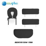 CAMILLA DE MASAJES PORTATIL RESCUE DE 2 SECCIONES - Imagen 3