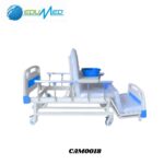 CAMA CLÍNICA DE 3 MANIVELAS CON SANITARIO CAM0018 - Imagen 2