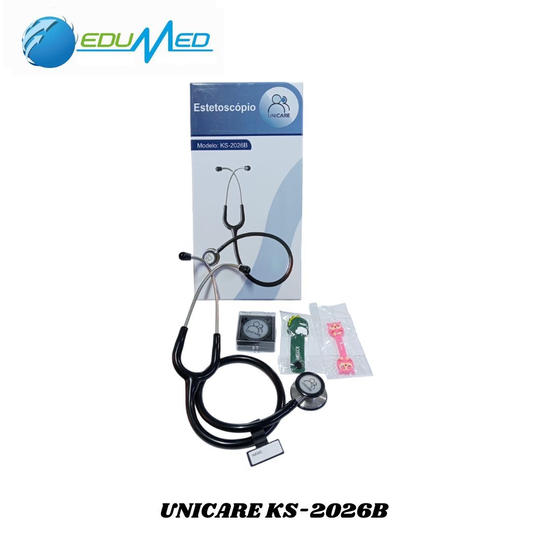 ESTETOSCOPIO DUPLEX UNICARE KS-2026B 4 ESTETOSCOPIO DUPLEX UNICARE KS-2026B - Imagen 1