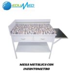 MESA METALICA CON INFANTOMETRO MG-BI