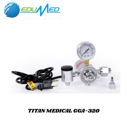 REGULADOR DE CO2 CON CALENTADOR TITAN MEDICAL GGA-320