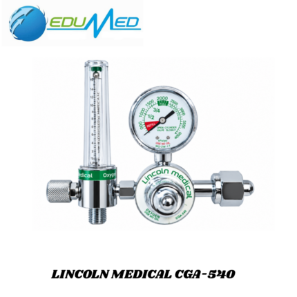 REGULADOR CON FLUJÓMETRO DE 0.5-15LPM LINCOLN MEDICAL CGA-540